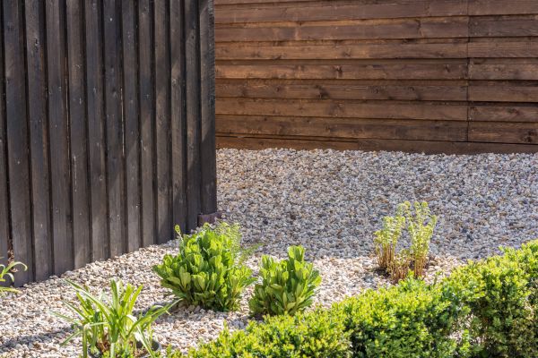 Backyard Gravel Design